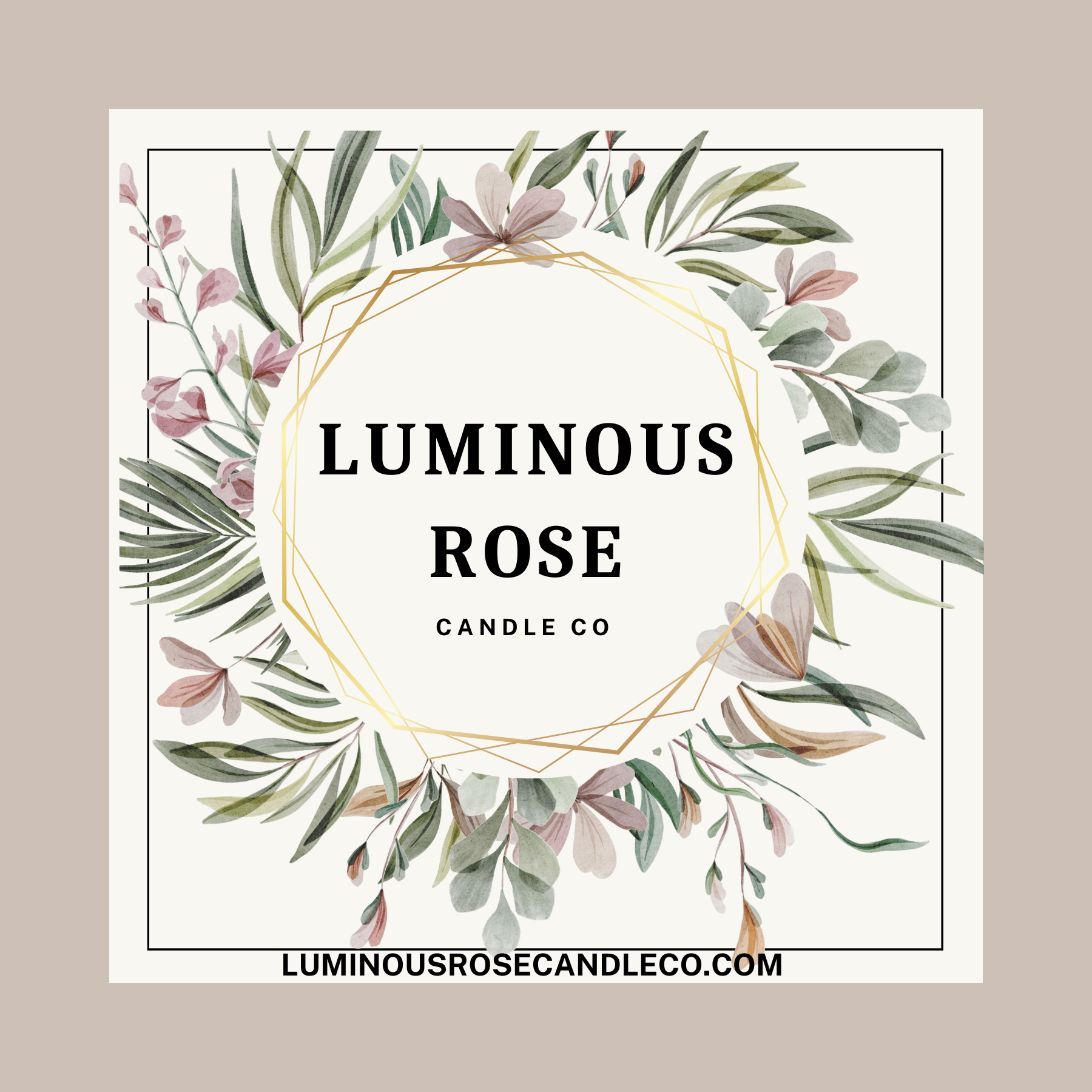 Dom Perignon Rose Luminous Candle 