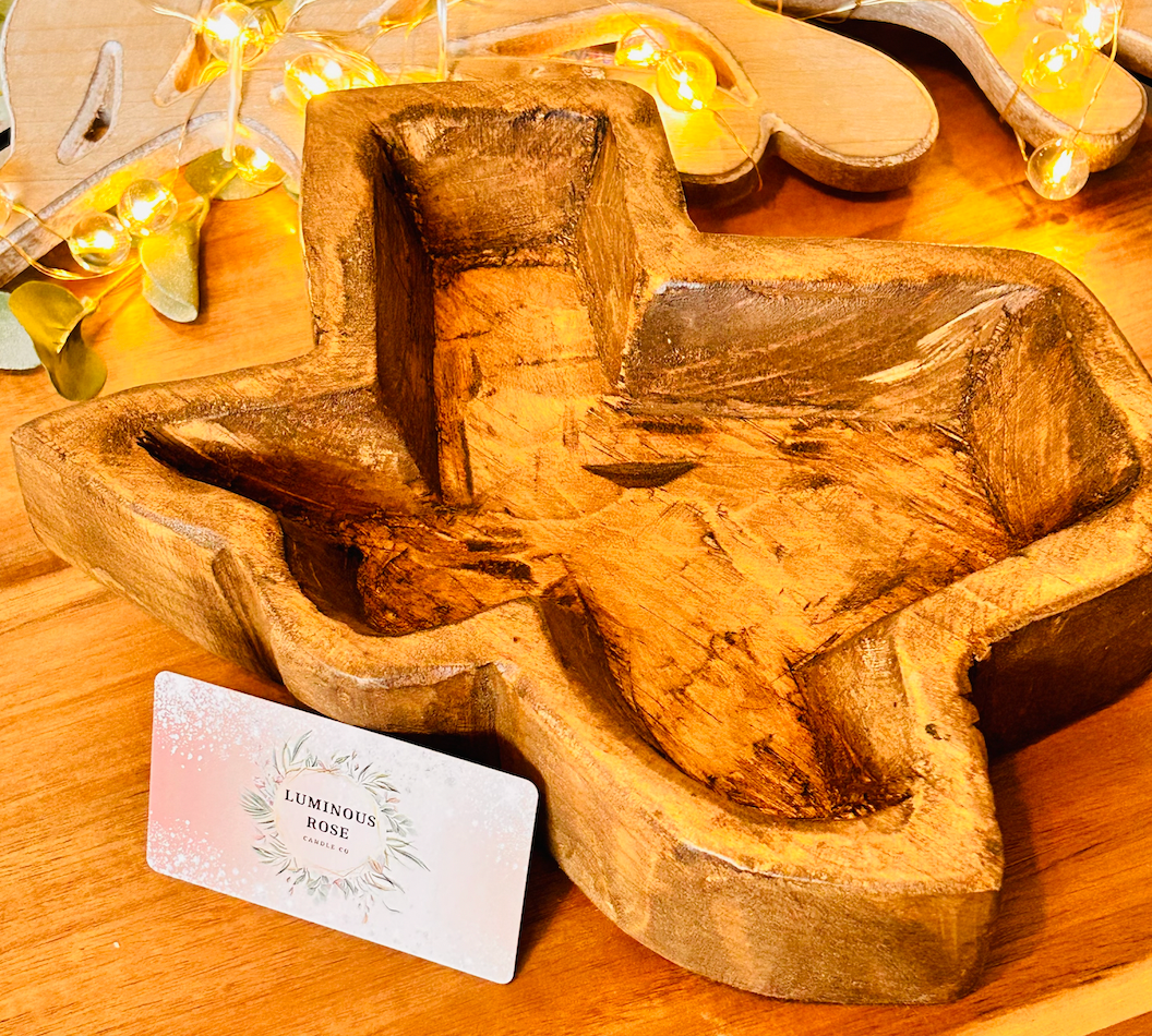 Texas Rustic Dough Bowl